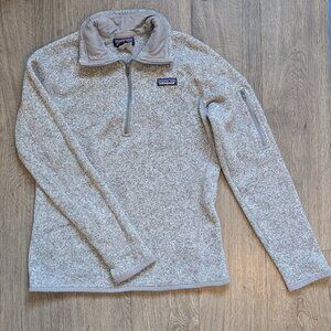 Patagonia Women’s Better Sweater Quarter zip Medium